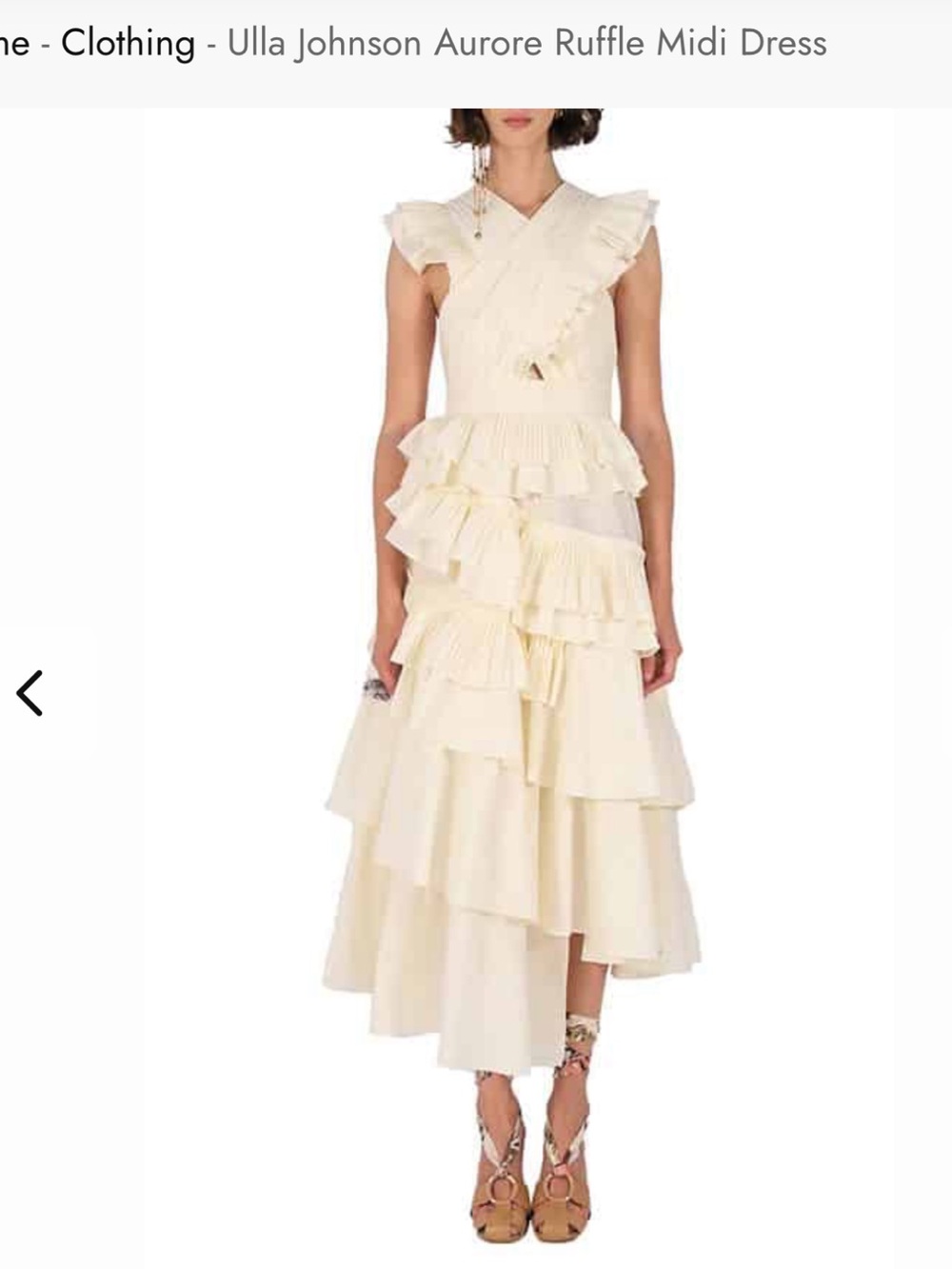 Ulla Johnson Aurore dress in white